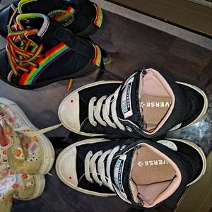 Lot of 3 Girls Converse sz 13
